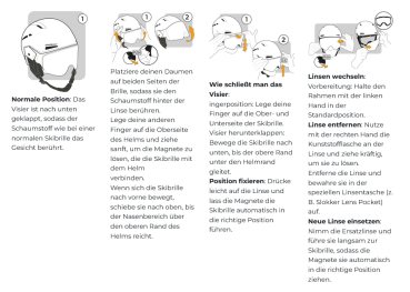 Ski- und Snowboardhelm Slokker LAPO Multilayer - white